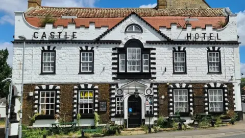 Chris Morgan/Geograph The closed-down Castle Hotel, in Downham Market