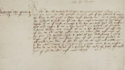Sotheby's Letter from Katherine to her brother