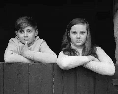 Chris Killip Lawrence & Judith Quillam, Ballayock, Earystane, 1973