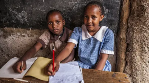 Getty Images Aid to education is being reduced