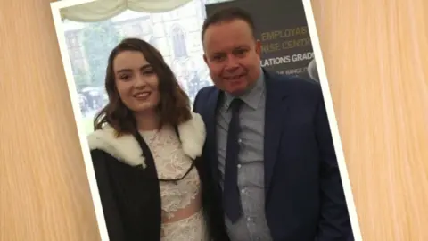 Family handout Shaun Brady with Hannah