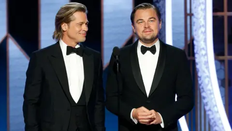 Reuters Brad Pitt and Leonardo DiCaprio