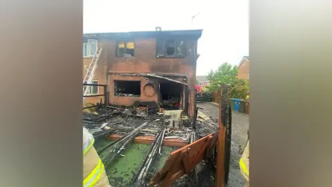 LFRS House damaged by fire