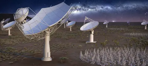 SKAO Artwork: Square Kilometre Array