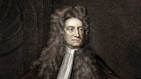 Getty A portrait painting of Sir Isaac Newton. 