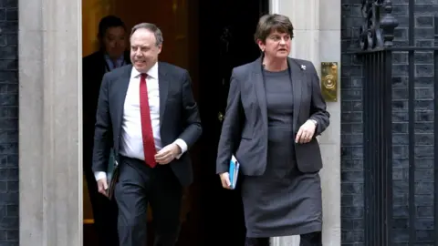 PA Media DUP leader Arlene Foster and her deputy Nigel Dodds