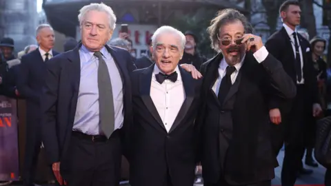 Getty Images Robert De Niro, Martin Scorsese and Al Pacino