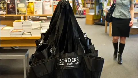 AFP / Getty Images  Borders book store