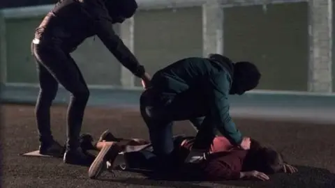 ENDING THE HARM recreation of a paramilitary attack