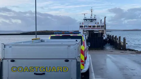 HM Coastguard Coastguard and ferry