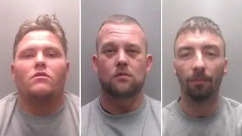 Durham Police Mugshots of three men