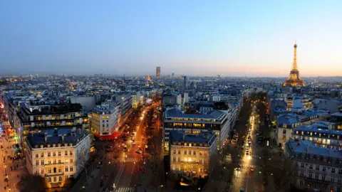 Getty Images Paris skyline