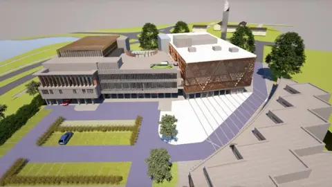 Rhatigan Architects artists impression of mosque