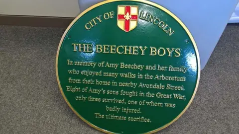 City of Lincoln Council Plaque design