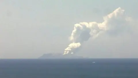 Reuters Smoke above White Island