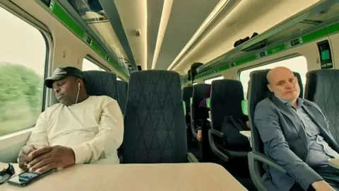 National Rail Rail carriage video shot