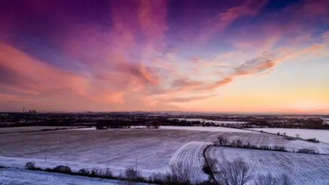 CopterCaptures Fields near Sunningwell, north Abingdon