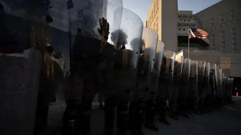 Getty Images National Guard troops in Los Angeles