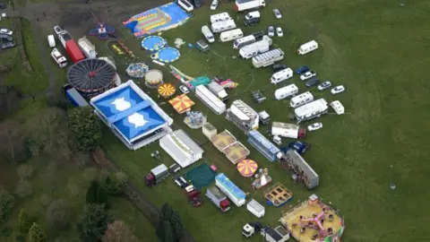 Essex Police The Easter fair in Harlow Town Park