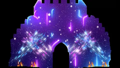 Southampton City Council Light display