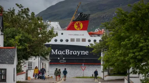 Getty Images Ullapool and ferry