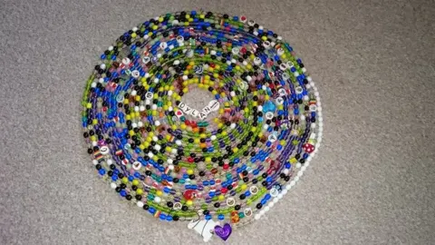 Supplied Dylan's collection of beads