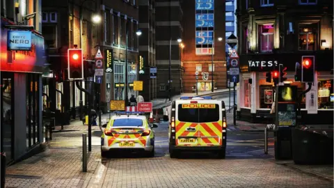Getty Images Police in Leeds