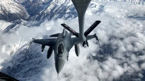 BBC US military plane over Afghanistan