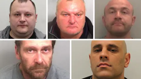 NATIONAL CRIME AGENCY Five men