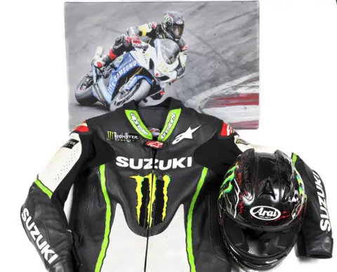 Cheffins/PA Media Keith Flint's motorbike leathers