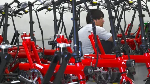 Getty Images A bike factory in China