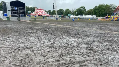BBC Tramlines Festival site at Hillsborough Park