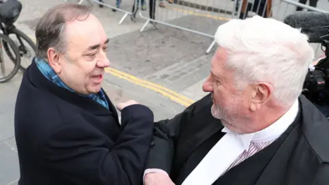 PA Media Salmond and Gordon Jackson