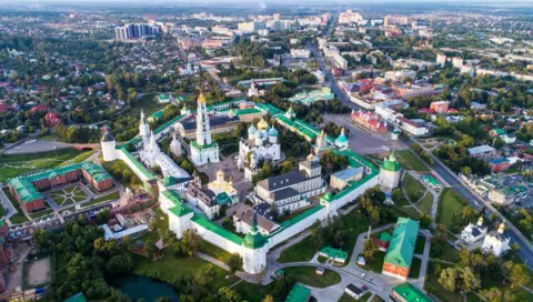Getty Images The town of Sergiev Posad is home to the spiritual centre of the Russian Orthodox Church - the Trinity Lavra of St Sergius