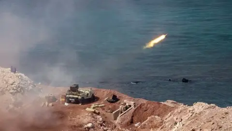 EPA A missile is fired from land