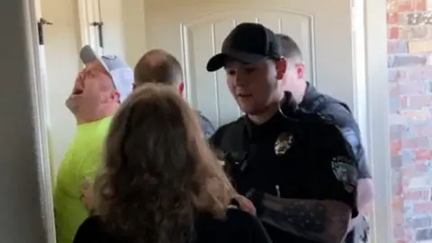 Man getting arrested