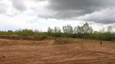 National Memorial Arboretum The disused quarry works where the woodland will be planted