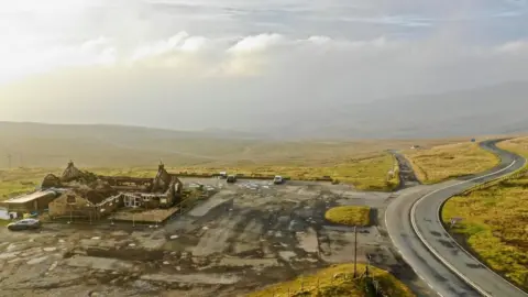 David Britton Estates Aerial view of the cafe