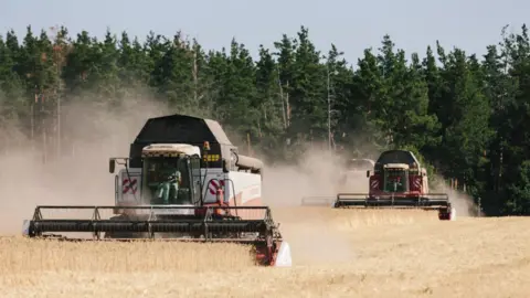 Getty Images Harvesting in Kharkiv Ukraine in 2017