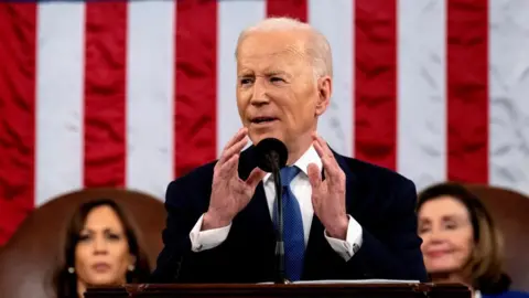 Reuters  US President Joe Biden delivers the March 2022 the State of the Union address to a joint session of Congress