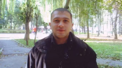 Hussam in medical school in Ukraine in 2004