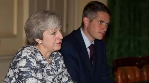Getty Images Theresa May and Gavin Williamson