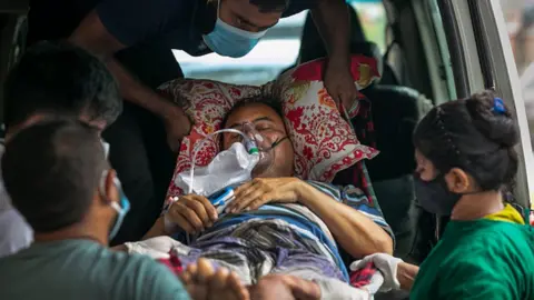 Getty Images India saw a crippling shortage of oxygen during the second wave