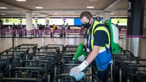 PA Media Edinburgh airport