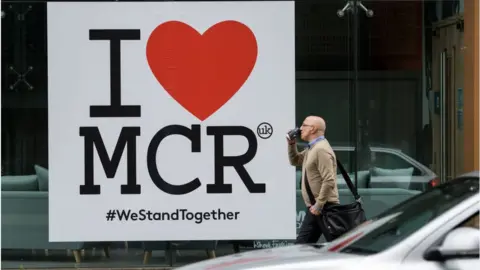 Getty Images Manchester sign