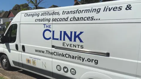 BBC Clink van