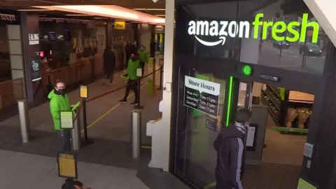 Amazon Fresh grocery store in London