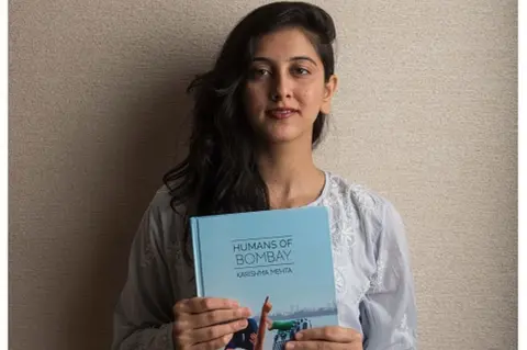 Getty Images Karishma Mehta, photographer and founder of the Facebook page 'Humans of Bombay'