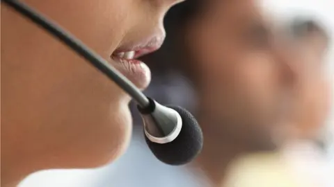 Getty Images Call centre worker