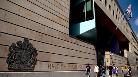Getty Images British Embassy in Berlin